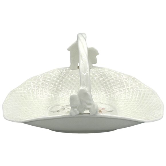Mikasa Other - Mikasa Bone China Floral Basket With Handle - Pastel Garden B1645 Naumi Japan